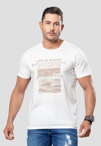 Camiseta Hombre Marfil Mp 106418 MP