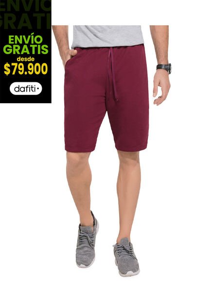 Bermuda Para Hombre Vinotinto MP