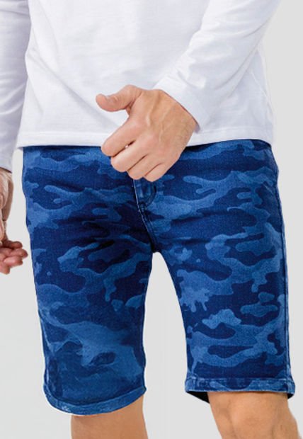 Bermuda Hombre Estampado Mp 102238