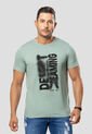 Camiseta Hombre Verde Oliva Mp 106419 de MP