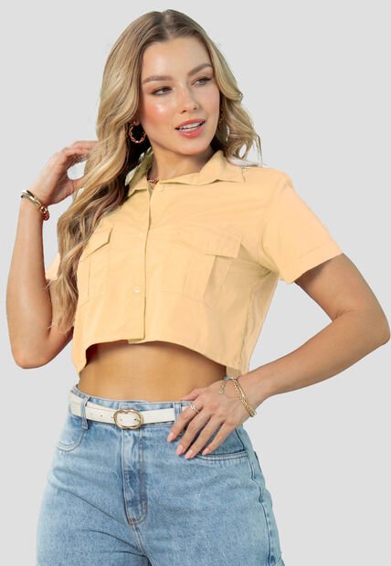 Camisa Mujer Marfil Mp 143