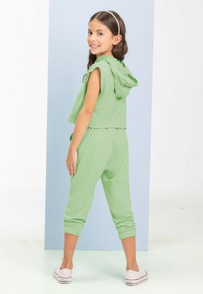 Conjunto Infantil Femenino Verde Mp 104087