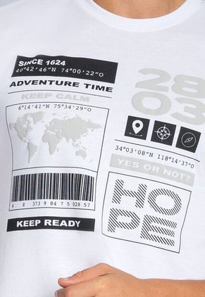 Camiseta Hombre Blanco Mp 111244