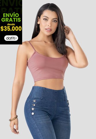 Crop Top Mujer Palo De Rosa Mp 100229 MP