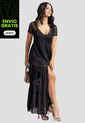 Vestido Largo Mujer Negro Mp 110419 de MP