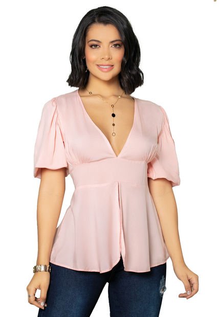 Blusa Mujer Palo De Rosa Mp 7229