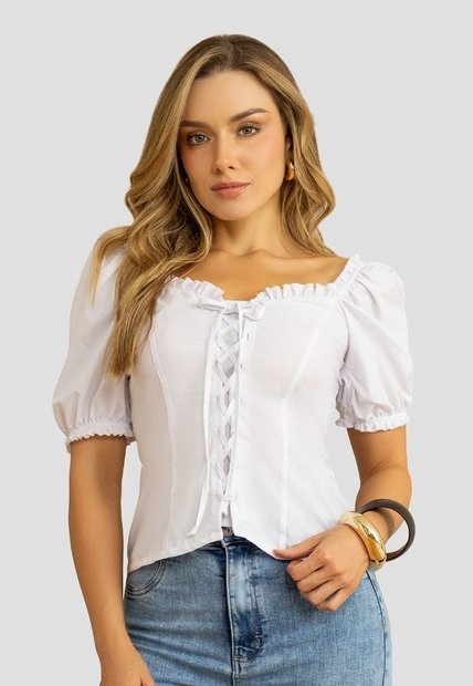 Blusa Mujer Blanco Mp 112042