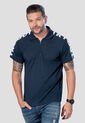 Polo Hombre Azul Navy Mp 104789 de MP