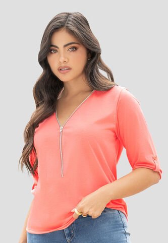 Blusa Mujer Salmon Mp 110678 MP