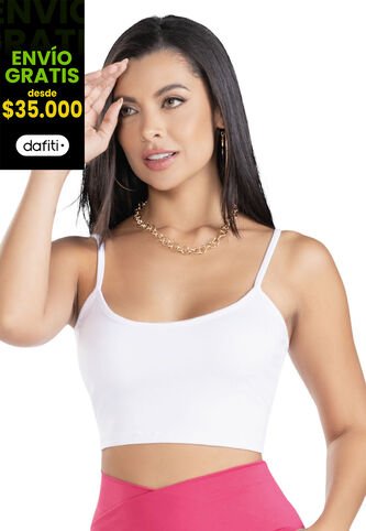 Crop Top Mujer Blanco Mp 100229 MP