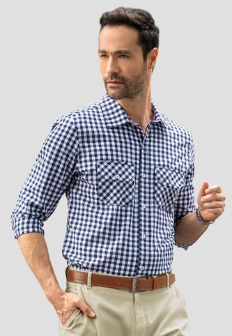 Camisa Hombre Azul Mp 110842 MP
