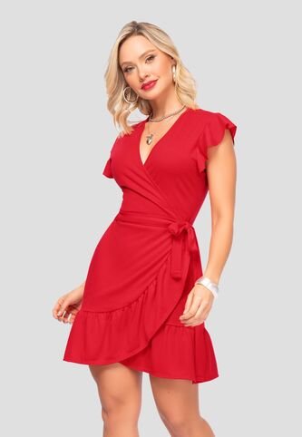 Vestido Corto Mujer Rojo Mp 106852 MP