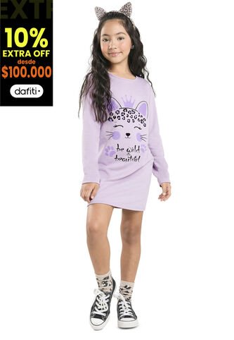 Vestido Infantil Lila Mp 32973 MP