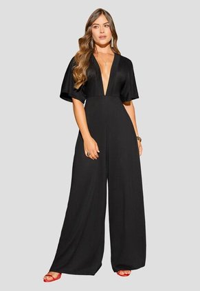 Enterizo Largo Mujer Negro Mp 107316