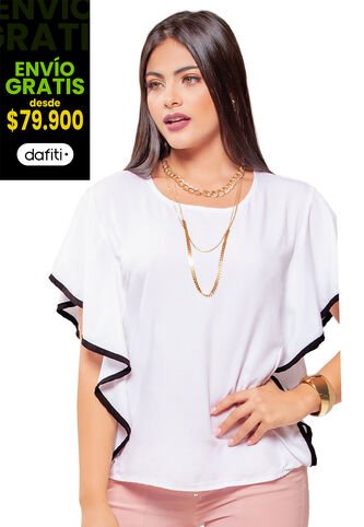 Blusa Adulto Para Mujer MP -Blanco MP