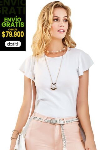 Blusa Adulto Femenino Marfil Marketing  Personal MP