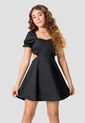 Vestido Infantil Femenino Negro Mp 105341 de MP