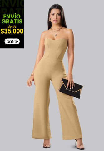 Enterizo Largo Mujer Amarillo Mp 100068 MP