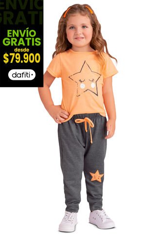 Conjunto Infantil Bebés Naranja Mp 87651 MP