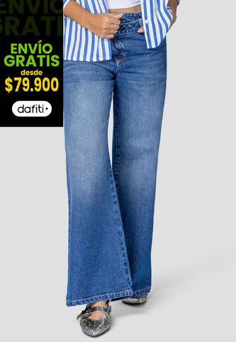 Jean Mujer Azul Medio Mp 114458 MP