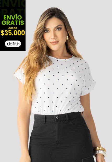 Camiseta Mujer Estampado Mp 106428