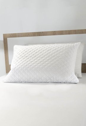 Funda Del Almohada Acolchada Blanco Mp 58687