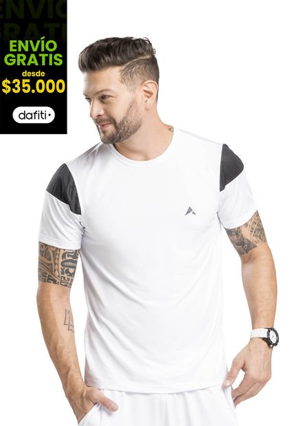 Camiseta Masculino Blanco Mp 1345