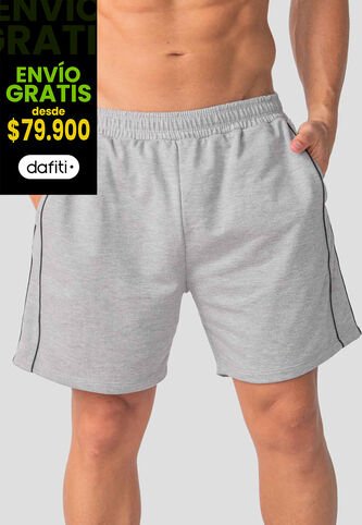 Bermuda Hombre Gris Jaspe Mp 114575 MP