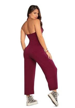 Enterizo Largo Mujer Vinotinto Mp 89572