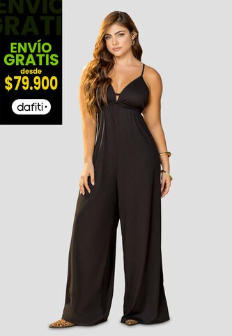 Enterizo Largo Mujer Negro Mp 113828 MP