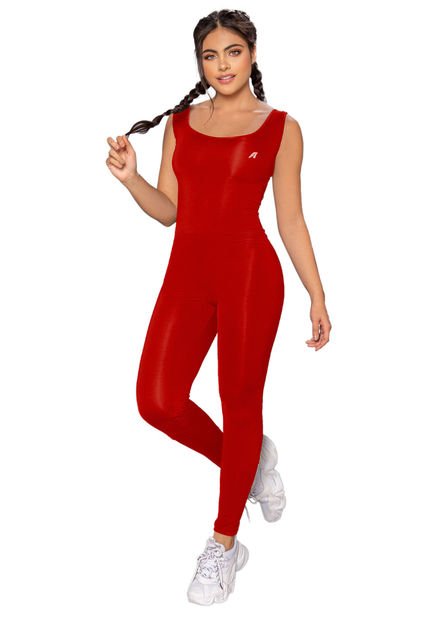 Enterizo Largo Mujer Rojo Mp 87729