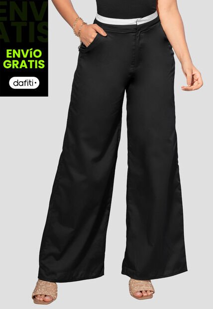 Pantalón Mujer Negro Mp 105619