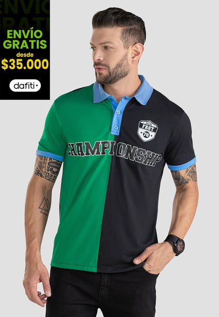 Polo Hombre Multicolor Mp 101106