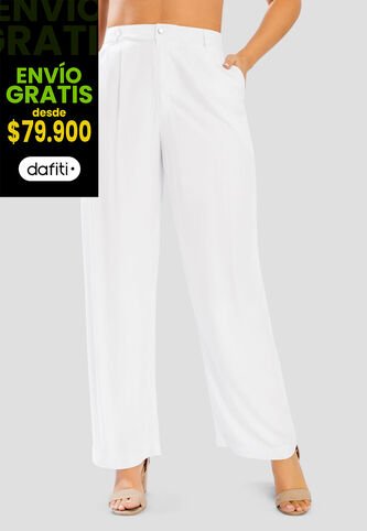 Pantalón Mujer Blanco Mp 114107 MP