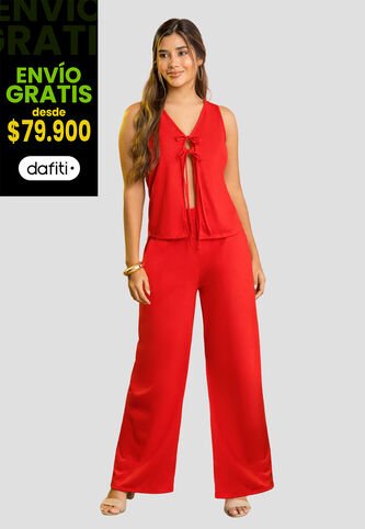 Conjunto Mujer Rojo Mp 114191 MP