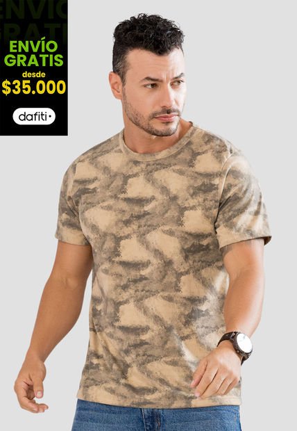 Camiseta Hombre Multicolor Mp 104552
