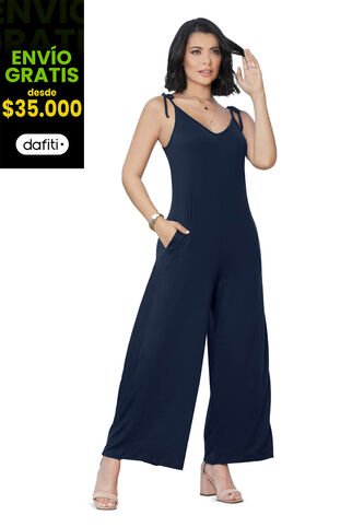 Enterizo Largo Exterior Azul Navy Mp 7230 MP