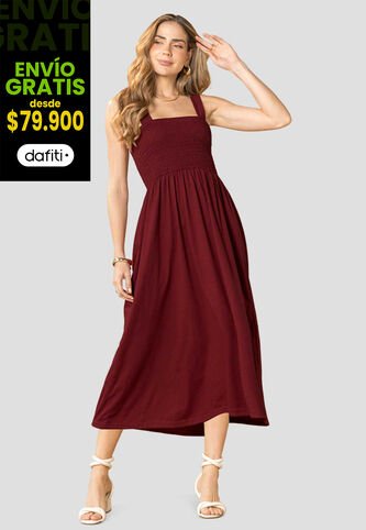 Vestido Corto Mujer Merlot Mp 114423 MP