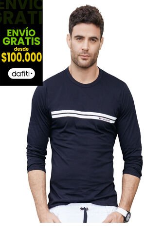 Camibuzo Para Hombre Negro MP MP