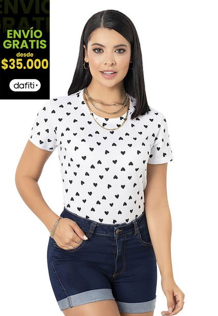 Camiseta Exterior Estampado Mp 3134