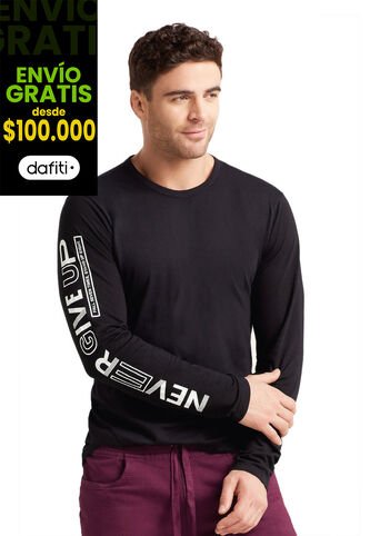 Camibuzo Hombre Negro Mp 71060 MP