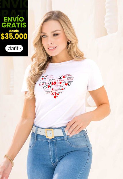 Camiseta Exterior Blanco Mp 1648