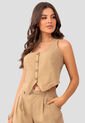 Chaleco Mujer Beige Mp 105144 de MP