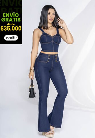 Jean Exterior Azul Oscuro Mp 3674 MP