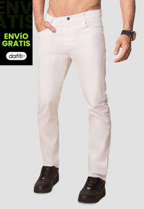 Pantalón Hombre Blanco Mp 103400