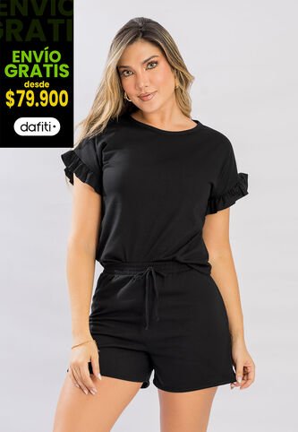 Conjunto Mujer Negro Mp 110194 MP