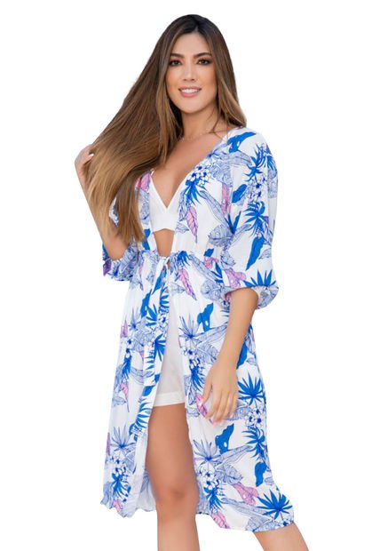Kimono Mujer Multicolor Mp 32929