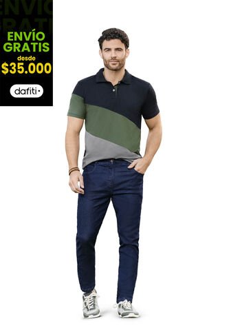 Jean Masculino Azul Oscuro Mp 6777 MP