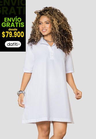 Vestido Corto Mujer Blanco Mp 113567 MP