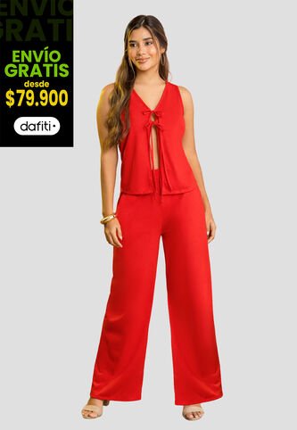 Conjunto Mujer Rojo Mp 114191 MP